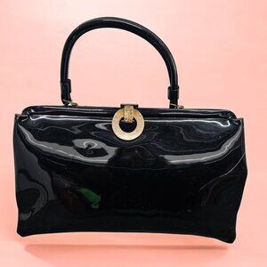 Women's Vintage Patent Leather Handbag